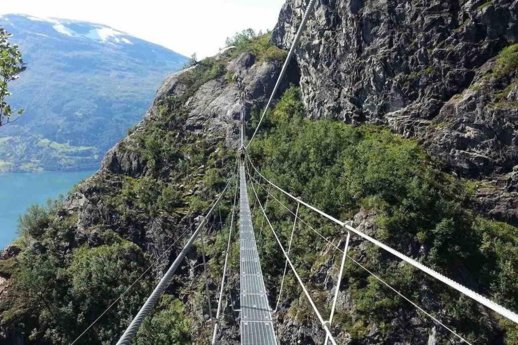 Hytte I Stryn Med Elbil Lader 외부 사진