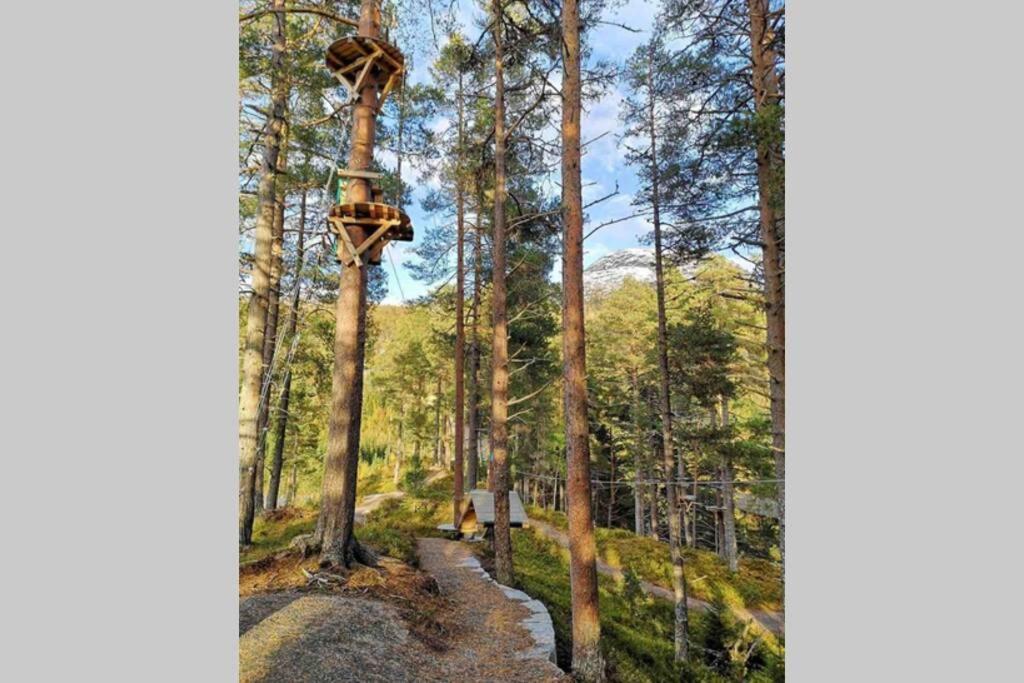 Hytte I Stryn Med Elbil Lader 외부 사진