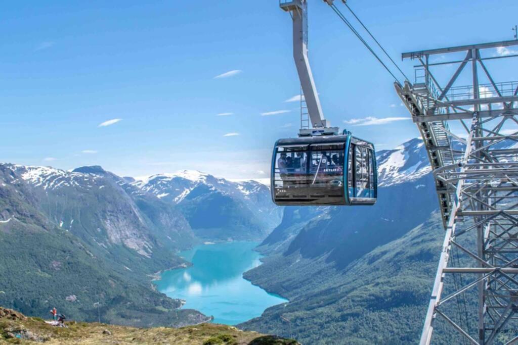 Hytte I Stryn Med Elbil Lader 외부 사진